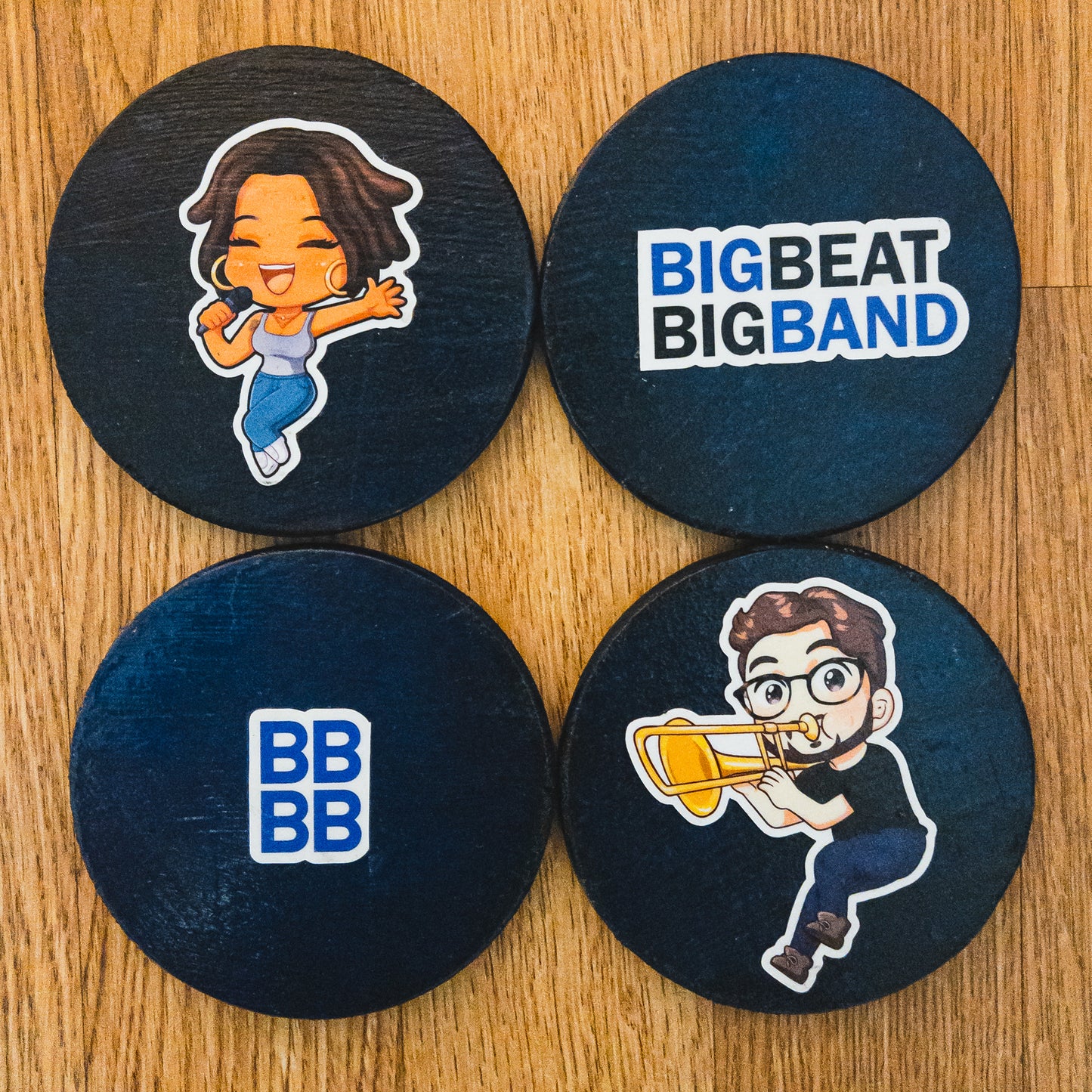 Set of 4 Big Beat COASTERS!